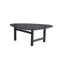 Table basse moderne minimaliste nordique en verre ondulé, table d'appoint triangulaire pour salon, meubles de maison