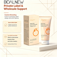 Crème éclaircissante multi-zones OEM ODM pour les aisselles, lisse et brillante, avec acide kojique et alpha arbutine, correcteur de taches sombres corporelles