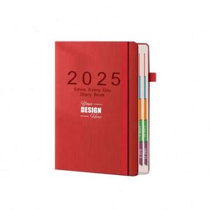 Agenda hebdomadaire personnalisé 2025 - Une page par jour, gestion du temps sur 365 jours pour le bureau, femmes et hommes - Product Image 1