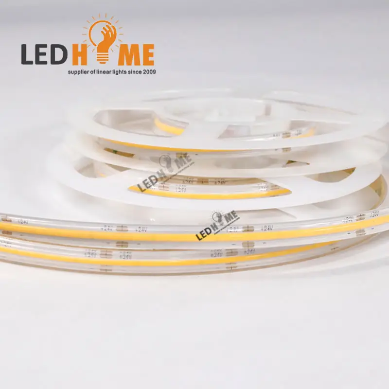 Bande lumineuse COB led avec logo personnalisé, imperméable, 5mm, idéale pour la salle de danse, CV24V