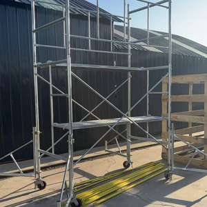 Échafaudages Robustes en Acier à Cadre en H Conception Moderne et Durable avec Échelle Galvanisée à Chaud pour la <span class=keywords><strong>Construction</strong></span> Légère - Product Image 5