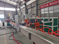 Machine de fabrication de conduits flexibles en PVC, ligne de production de tuyaux d'aspiration en PU, tuyaux de ventilation industriels en fil d'acier