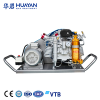 Compresseur portable haute pression 4500Psi 30Mpa 7.5KW 265L/min, pompe de remplissage de cylindre haute pression, compresseur d'air