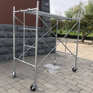 <span class=keywords><strong>Échafaudage</strong></span> mobile en acier Q235 spécial pour immeubles de bureaux, capacité de charge de 800 kg, installation facile - Product Image 1