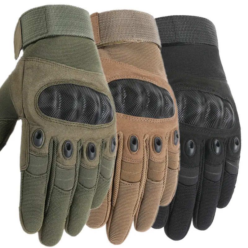 Men Women Hand Protection Motorcycle Hard Knuckle Touch Screen Safety Work Sports Cycling Tactical Gloves