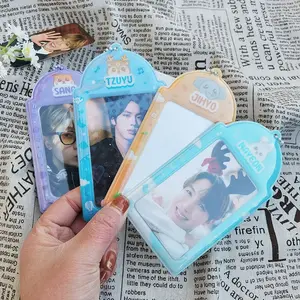 Fornitori del produttore Custom rettangolo PVC Kpop Card porta fotocopie