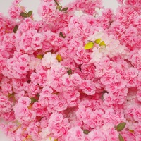 NINI Romantischer Hochwertiger Handgefertigter Rosa Seiden-Blumenbogen 8ft mit Gemischten Blumen für Hochzeitsdekoration