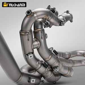 Sistema de Escape Completo de Aleación de Titanio Plateado para Motocicleta NlkHanm Panigale/Streetfighter V4/V4S SP 2018-2024 - Product Image 3