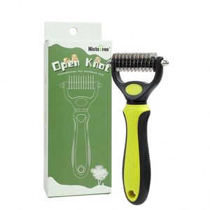 Herramienta Profesional para el Cuidado de Mascotas, Cepillo de Doble Cara para Desenredar y Recortar el Subpelo, para Perros y Gatos - Product Image 6