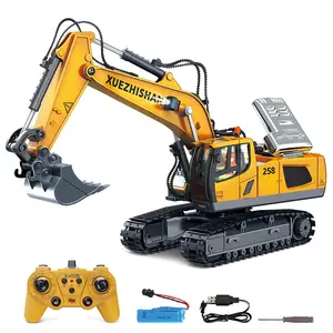 New Model Customized Metal Indoor Chinese Inclusion Tool Remote Control Excavator Toy