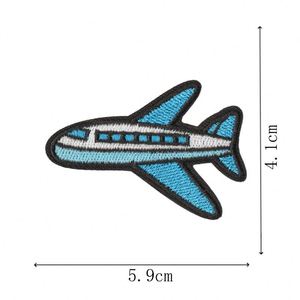 สต็อกใหม่ แผ่นปักลายการ์ตูนเครื่องบิน สำหรับตกแต่งรองเท้า กระเป๋า เสื้อผ้า - Product Image 3