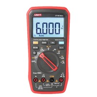 Uni-T UT15B MAX UT17B MAX UT18B MAX True-RMS Multimeter Digital Presisi Tinggi Bertenaga Baterai Merah & Hitam