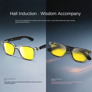 Gafas Inteligentes con IA GT51, Encendido/Apagado Automático, Diseño de Bisagra de Resorte de ABS y PC, Control Táctil y por Voz, Traducción por IA - Product Image 2