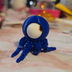 Modelo de Pulpo de un Solo Ojo Impreso en 3D Personalizado, Ojos Giratorios, Regalo para Niños y Niñas - Product Image 2
