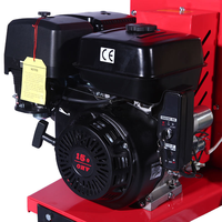 Broyeur de Branches Industriel 15HP à Essence 420cc, Déchiqueteur de Bois Forestier avec Moteur et Roulement