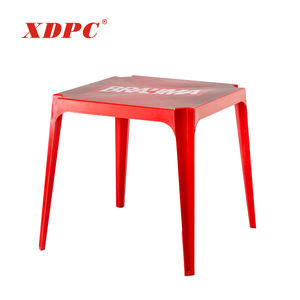 ราคาถูกราคาสวนกลางแจ้งร้านอาหารสแควร์ซ้อนกันได้พลาสติก - Product Image 1