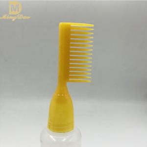 La bottiglia molle di plastica di compressione del pe 150ML con la testa del pettine dei pp per le tinture dei capelli di stimolazione dei capelli di rogaine del salone di parrucchiere con pettine - Product Image 4