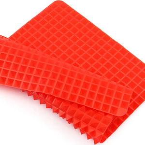 Ustensiles de cuisson : Tapis de cuisson multifonctionnel en silicone de qualité alimentaire pour barbecue et pizza, en forme de cône surélevé, écologique, compatible lave-vaisselle et four - Product Image 3