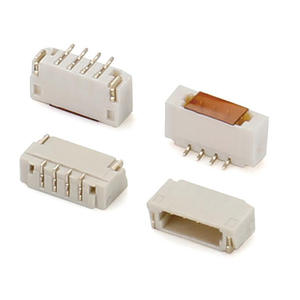 Connecteur FFC FPC de remplacement JST SUR 0,8 mm, pas de pas, plaqué étain, nylon/laiton phosphoreux, <span class=keywords><strong>angle</strong></span> droit, vertical, 1 face, série 52808 - Product Image 1