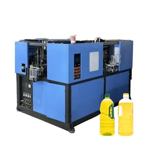 Handle Bottle Making Machine Cooking Oil Bottle Strech Blow Molding with 2 Cavity Full Automatic