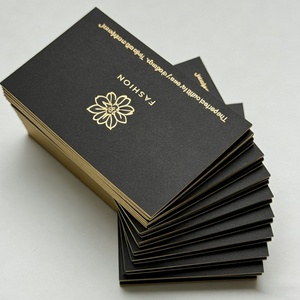 นามบัตรหรูหรา คุณภาพสูง ปั๊มฟอยล์ทอง เคลือบยูวีเฉพาะจุด นามบัตรนูน - Product Image 1