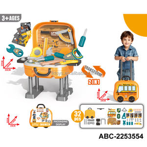 Giocattoli fortunati trucco e deposito valigie a pezzi banco da lavoro Set a pezzi valigie - Product Image 5