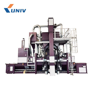 Máquina de granallado tipo gancho, Motor de desbarbado de pulido, túnel de alimentación continua, pulido de alta productividad - Product Image 5