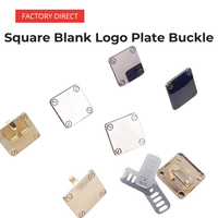 Accessoires de sac DIY : Étiquettes métalliques vierges gravées au laser, logos, étiquettes de marque, lettres, étiquettes de vêtements, sacs à main, légers et durables