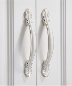 Hot Sale Solid Brass Northern European <strong>Ivory</strong> White Kitchen Cabinet Handles and <strong>Knobs</strong> <strong>Drawer</strong> Pulls - Product Image 3