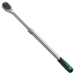 Kunci Pas Ratchet Ekstensibel 1/2" Gagang Ratchet Penggerak Ganda, Pelepasan Cepat 72-Gigi Gagang Ratchet Reversibel Ekstensibel - Product Image 1