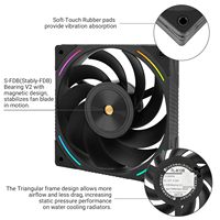 Livraison rapide : Ventilateur de boîtier silencieux Thermalright TL-K12R de 12 cm avec contrôle PWM à 4 broches et rotation