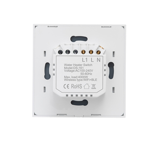 Interruptor <span class=keywords><strong>de</strong></span> <span class=keywords><strong>Calentador</strong></span> <span class=keywords><strong>de</strong></span> Agua LEDEAST DS-161 Tuya, Interruptor Inteligente WiFi Zigbee con Control por Voz y Aplicación, Táctil, <span class=keywords><strong>de</strong></span> Vidrio Templado, para Pared - Product Image 5