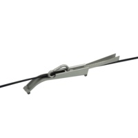 FTTH Fibra Goutte Optique Fibre Optique Câble Drop Wire Tension Suspension Pince Accessoires Pont Tensore Para Câble Ftth