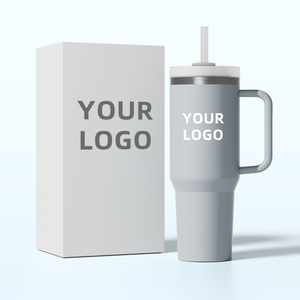 Thép không gỉ Tumbler với Flip rơm bán buôn 40oz thép không gỉ xử lý Tumbler cổ cách điện du lịch Mug - Product Image 1