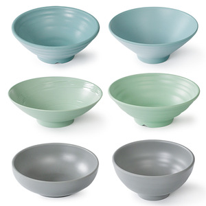Xiangyuan melamine noodle bowls, <b>large</b> plastic bowls, imitation porcelain soup bowls, noodle shop soup bowls, spicy hot <b>pot</b> - Product Image 1