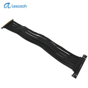 PCI Express 3.0 16X Riser Cable High Speed Extension Cable zu <span class=keywords><strong>Graphics</strong></span> <span class=keywords><strong>Card</strong></span> Adapter 40cm 90 Degrees For Lesozoh - Product Image 2