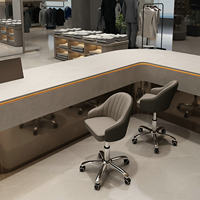 Chaise de bureau moderne multi-usage pour manucure et maquillage, chaise haute réglable en métal