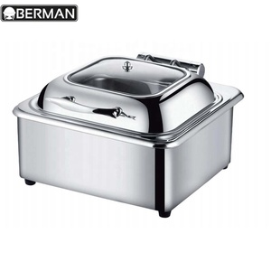 Yiwu Ustensiles de cuisine Usine Chaud et Froid Plat de Chafing Ustensiles de service Plat à <span class=keywords><strong>Shaffing</strong></span> Doré Guangdong Chauffe-plats Buffet Serveur - Product Image 2