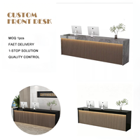 Bureau de réception luxueux haut de gamme pour magasin de vêtements, petit comptoir de caisse peint, bureau d'accueil