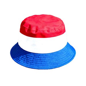 Chapeau Bob Respirant Anti-UV à Imprimé Numérique Drapeaux Canadiens et Paraguayens Rayés 2026 - Product Image 5