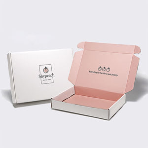 Caja de cartón corrugado con revestimiento, cajas de papel de regalo pequeñas para embalaje, envío postal - Product Image 2