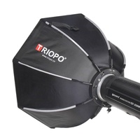 Nouvelle arrivée : Boîte à lumière Triopo K2-120cm avec adaptateur Bowens, installation facile, boîte à lumière octogonale Triopo