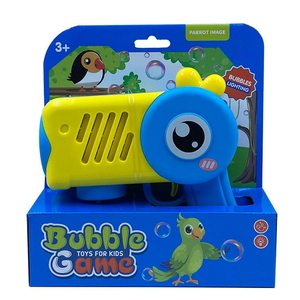 Pistola de <span class=keywords><strong>Burbujas</strong></span> Eléctrica con 10 Boquillas, Luces LED, Máquina Automática de <span class=keywords><strong>Burbujas</strong></span> para Niños - Product Image 3