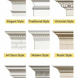 Décoration murale extérieure en polystyrène expansé pour villa, hôtel et hôpital - Personnalisable, durable, imperméable, écologique, poutre en relief - Product Image 1