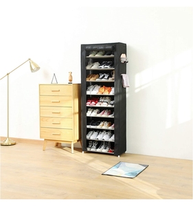 Good Price Hot Sale Metal Bamboo Double Tier Universal <strong>Wall</strong> <strong>Mounted</strong> Folding <strong>Shoe</strong> <strong>Rack</strong> with Waterproof Design Luxury Classic - Product Image 4