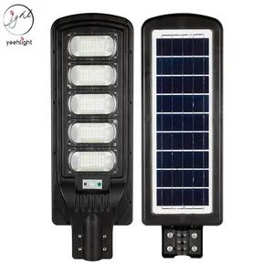 Hohe Lumen Lange Arbeitszeit im Freien 50W 100W 150W 200W 250W 300W Pole LED Solar Straßen laterne Batterie