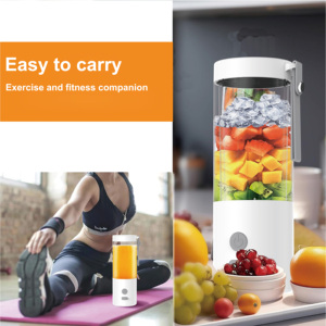 High Quality Portable Household <strong>DC</strong> <strong>Motor</strong> Blender Juicer USB Rechargeable Battery 450ml Capacity Car Compatible <strong>Shaker</strong> Design - Product Image 4