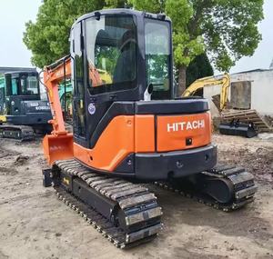 Excavatrice Hitachi ZX50 d'occasion de marque japonaise, modèle 2022, moteur Yanmar, pompe, boîte de vitesses, godet de 0,16 m, poids opérationnel de 5,5 tonnes, à vendre - Product Image 3