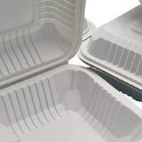 Barquette thermoformée personnalisée OEM ODM en PLA, jetable, épaisse, biodégradable pour l'emballage et la présentation alimentaire, vente en gros directe usine