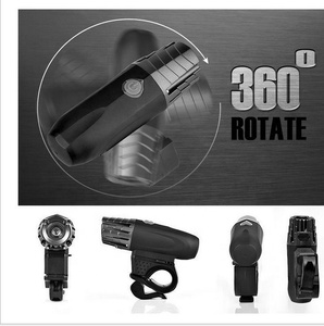 IRONDONKEY Luce Anteriore per Bicicletta ad Alta Luminosità 300 Lumen, Ricaricabile USB, Set Faro LED per Ciclismo Notturno - Product Image 3